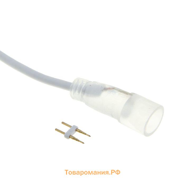 Гибкий неон Lighting 16 мм круглый, IP65, 50 м, SMD2835, 120 LED/м, 220 В, свечение зелёное