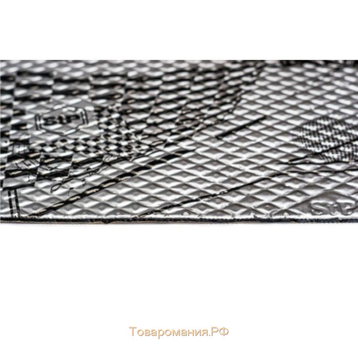 Виброизоляционный материал StP Aggressive Silver 2,  размер: 2х470х750 мм