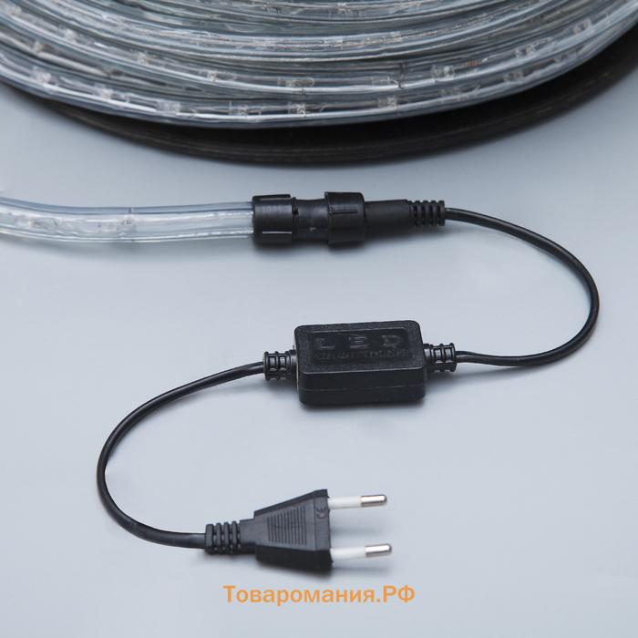 Световой шнур Lighting 13 мм, IP65, 100 м, 36 LED/м, 220 В, 2W, мерцание, свечение тёплое белое