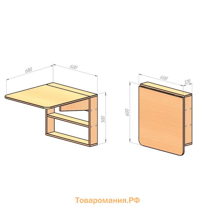 Стол «Томик 1», ЛДСП, цвет сонома