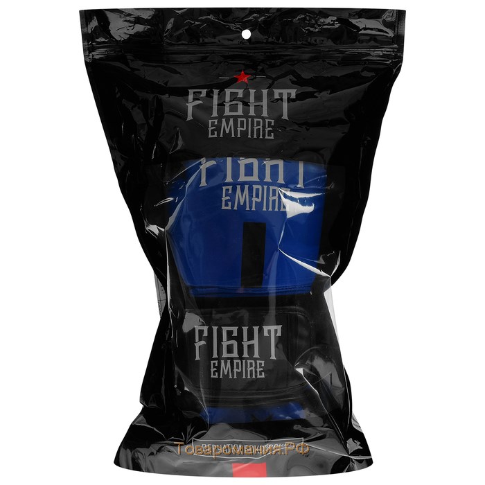 Перчатки боксёрские детские FIGHT EMPIRE, синие, размер 8 oz