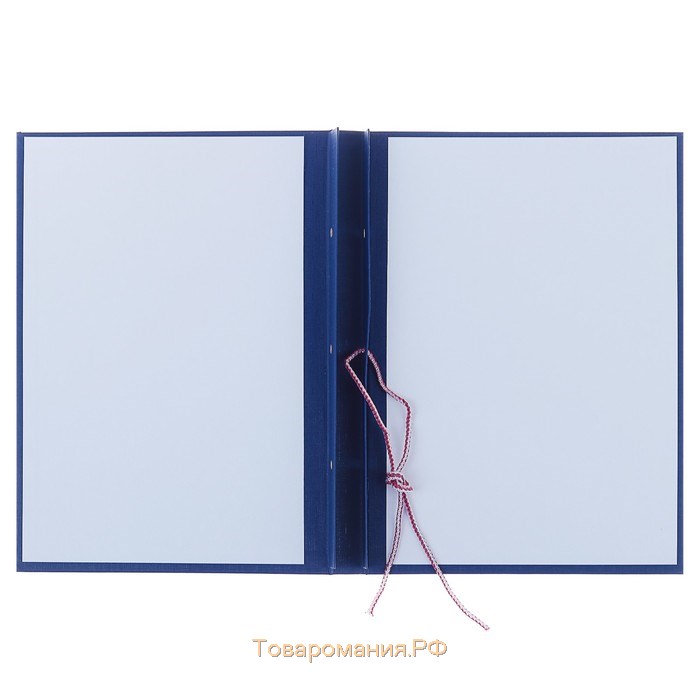 Папка "Магистерская диссертация" бумвинил, гребешки/сутаж, без бумаги, цвет синий (вместимость до 300 листов)