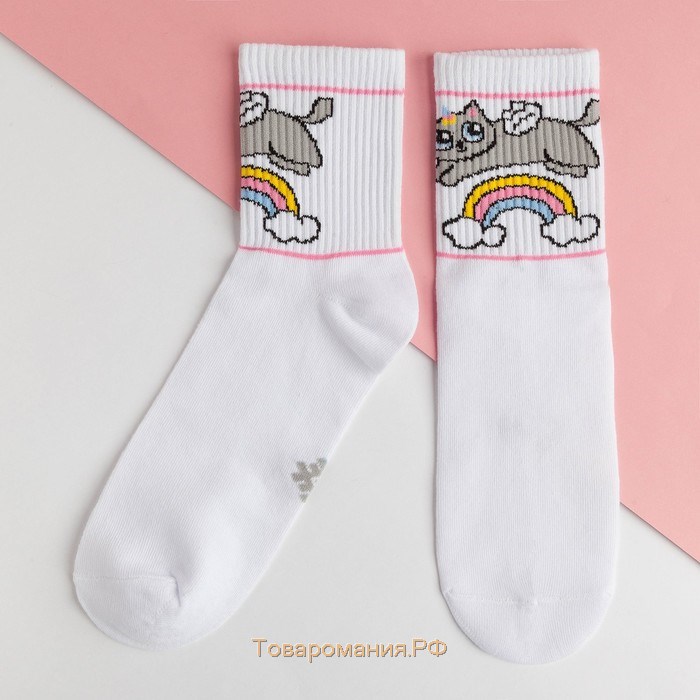 Набор женских носков "Caticorn" размер 36-39 (23-25 см), 2 пары