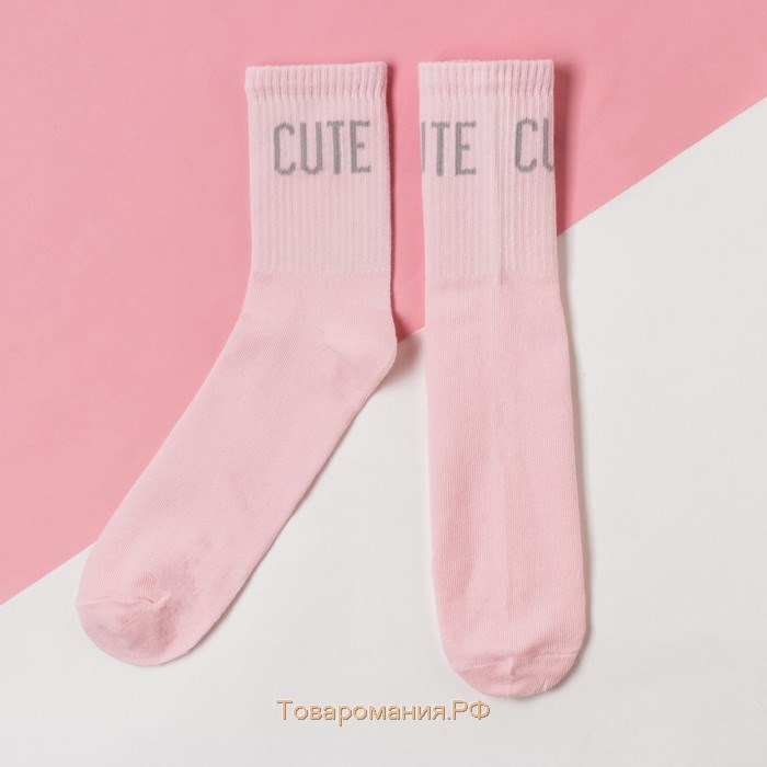 Носки KAFTAN "Cute" р. 36-40 (23-25 см), розовый