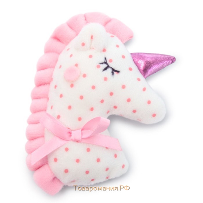 Мягкая игрушка «Зайка Ми с розовой подушкой - единорогом», 23 см