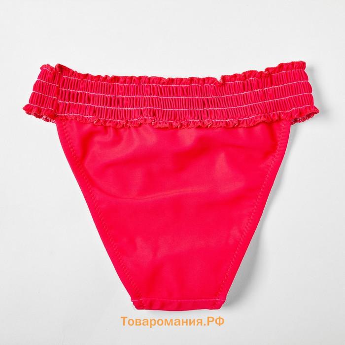 Плавки купальные для девочек с оборкой MINAKU "Sunny Life", рост 68-74 см