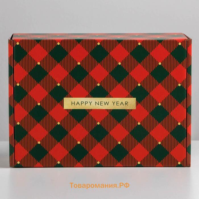 Складная коробка «Волшебного нового года», 30,7 × 22 × 9,5 см