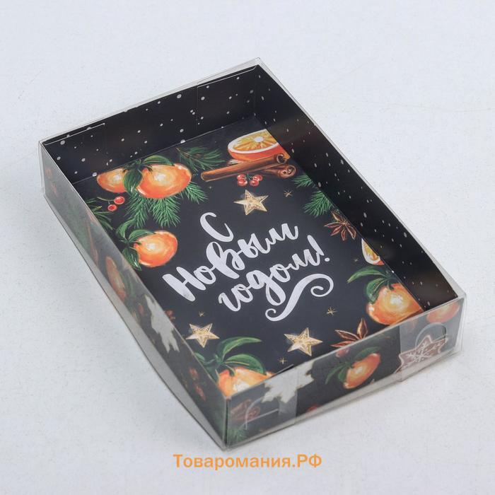 Коробка для кондитерских изделий «Новогодняя», 17 × 12 × 3 см