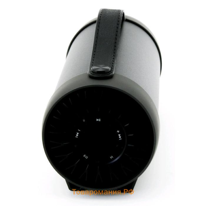 Портативная колонка Supra BTS-490 11Вт, FM, AUX, USB, Bluetooth, 1500мАч, чёрный