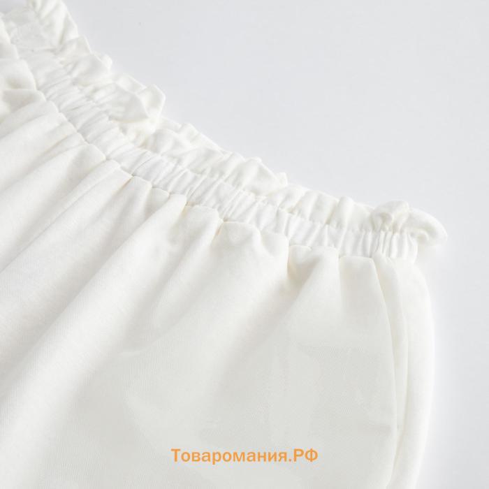 Костюм женский (сорочка, шорты) MINAKU цвет белый, р-р 50