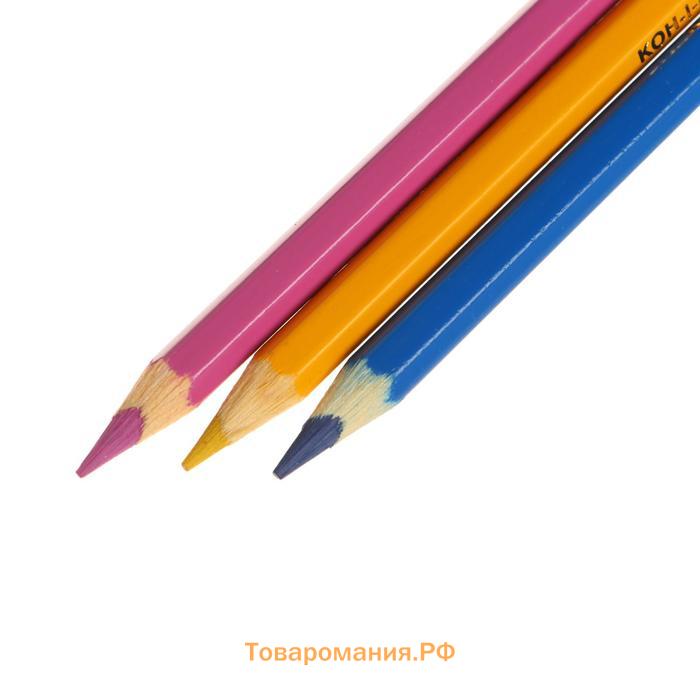 Карандаши 36 цветов Koh-I-Noor POLYCOLOR 3835, картонная упаковка, европодвес