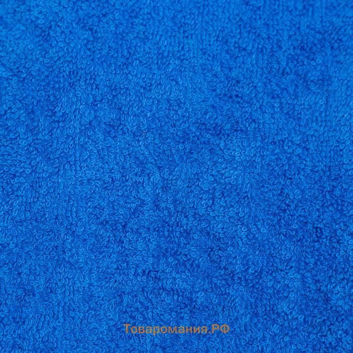 Полотенце махровое Экономь и Я 70х130 см, цв. синий, 100% хлопок, 320 гр/м2
