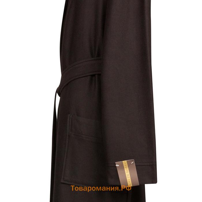Мужской халат с капюшоном «Марвин», размер S, цвет чёрный