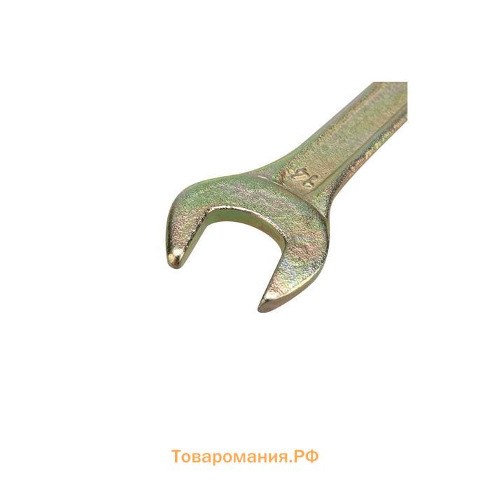 Ключ рожковый REXANT 12-5825-2, желтый цинк, 14х15 мм