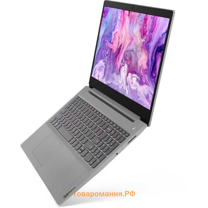 Ноутбук Lenovo IdeaPad 3 (81W101CERK), 15.6",  4гб, 256гб, FDOS, серый