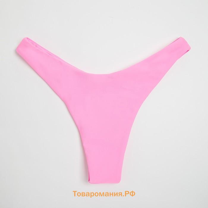 Плавки купальные женские MINAKU бикини, цвет розовый, размер 44