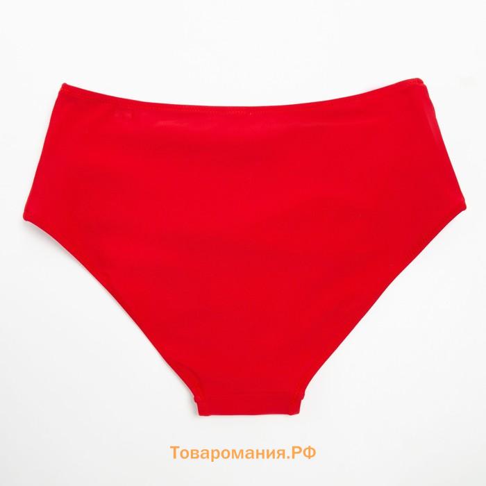 Плавки купальные женские MINAKU завышенные, цвет бордо, размер 50