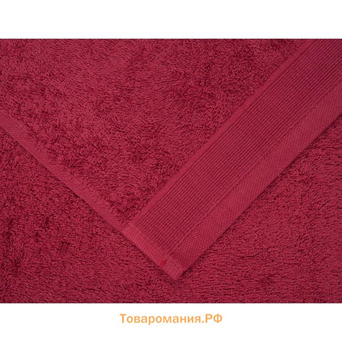 Полотенце махровое Ruby, размер 100х150 см, цвет красный