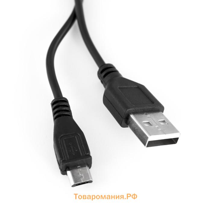 Светильник сенсорный «Единорожек» LED USB (90 см) от батареек 3xАА черный 14×5.5×18.5 см RISALUX 765