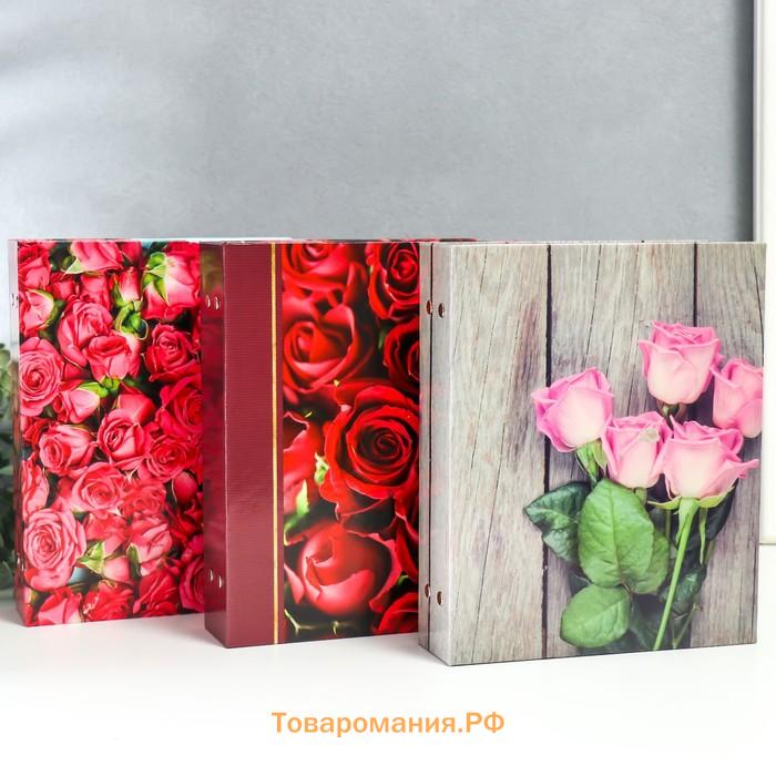 Фотоальбом на 200 фотографий "Розы-3" 10x15 см МИКС