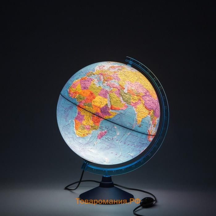Глобус политический "Глобен", интерактивный, диаметр 320 мм, с подсветкой, с очками