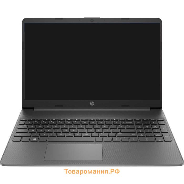 Ноутбук HP 15s-fq2020u, 15.6", Gold 7505, 8Гб, SSD 512 Гб, UHD, FDOS, Wi-Fi, BT, чёрный