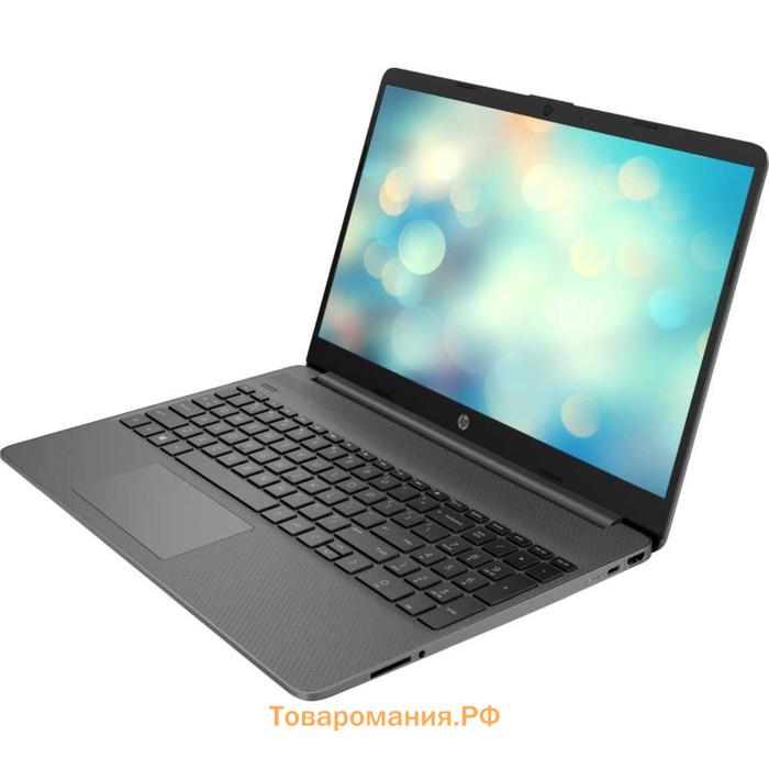 Ноутбук HP 15-dw1045ur, 25.6", 6405U, 4Гб, SSD 256 Гб, UHD,  FDOS, Wi-Fi, BT, серый