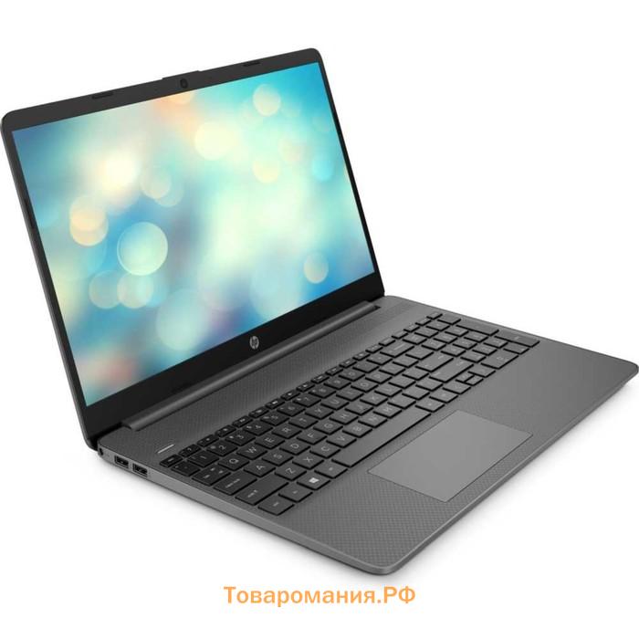 Ноутбук HP 15-dw1045ur, 25.6", 6405U, 4Гб, SSD 256 Гб, UHD,  FDOS, Wi-Fi, BT, серый