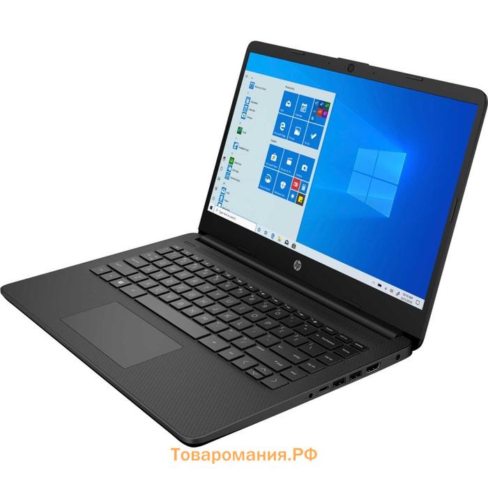 Ноутбук HP 14s-dq3002u, 14", N4500, 4Гб, SSD 128 Гб, Win10, Wi-Fi, BT, чёрный