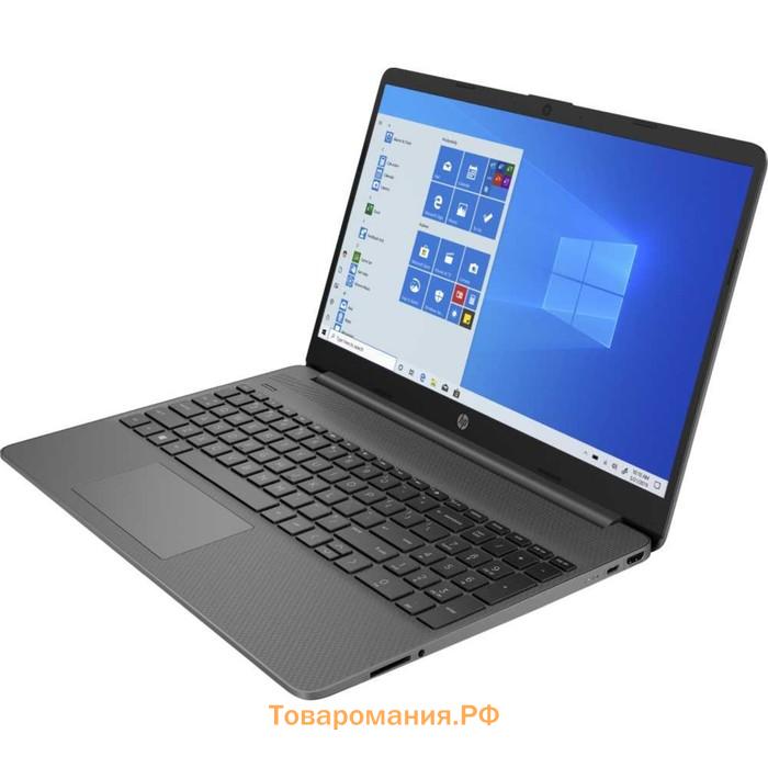 Ноутбук HP 15s-eq1320ur, 15.6",  Gold 3150U, 4Гб, SSD 128 Гб, Win10, Wi-Fi, BT, серый