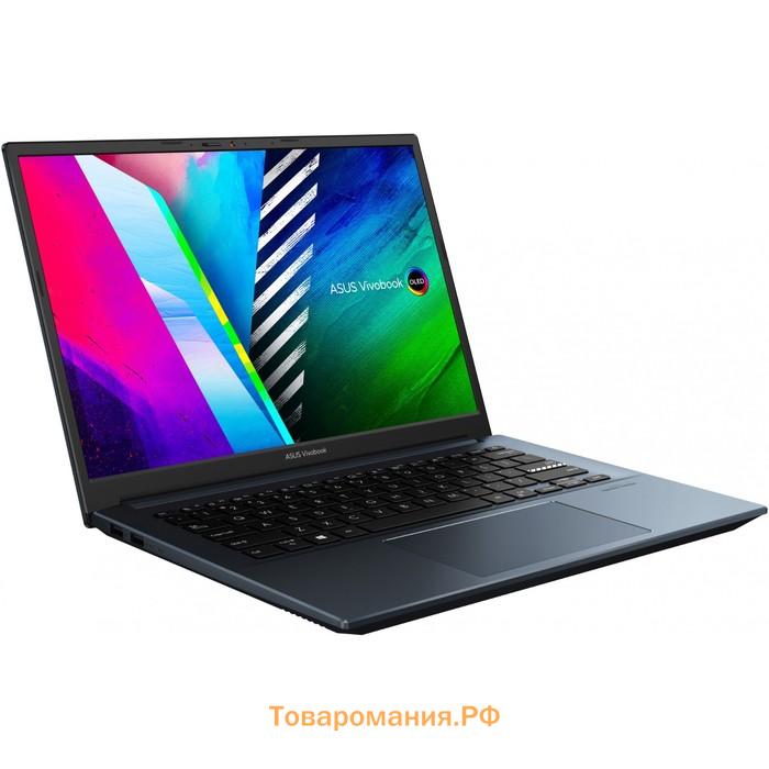 Ноутбук Asus M3401QA-KM012W, 14", Ryzen 7 5800H, 16Гб, SSD 512 Гб, Win11, Wi-Fi, BT, синий