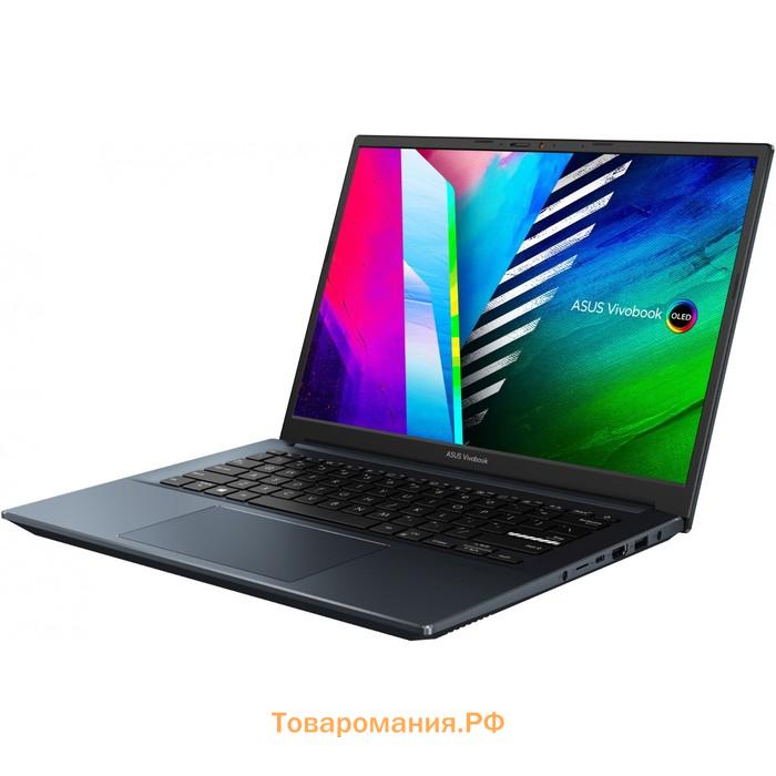 Ноутбук Asus M3401QA-KM012W, 14", Ryzen 7 5800H, 16Гб, SSD 512 Гб, Win11, Wi-Fi, BT, синий