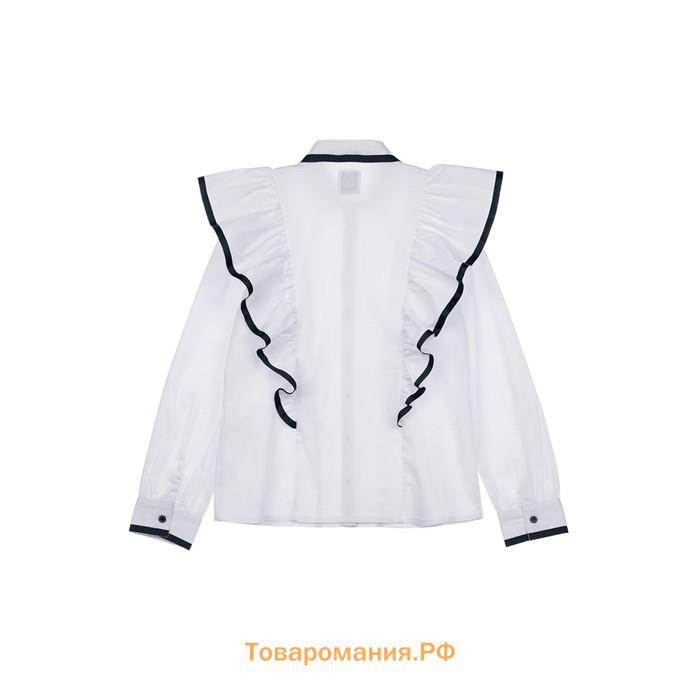 Блузка для девочки с рюшами, рост 152 см
