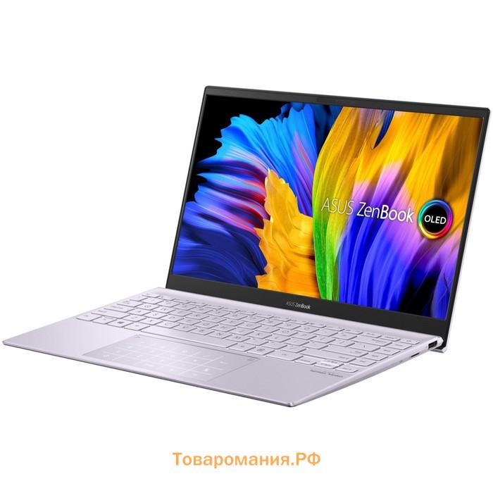 Ноутбук Asus UX325EA-KG687W, 13.3",  i5 1135G7, 8Гб, SSD 512 Гб, Iris, Win11, фиолетовый