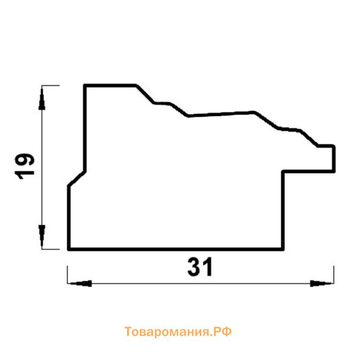 Фоторамка пластик "МИРАМ" 20х30 см, 653198-8, (пластиковый экран)