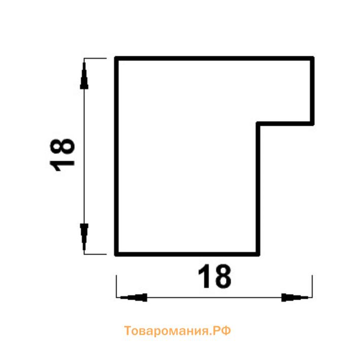 Фоторамка пластик "МИРАМ" 40х50 см, 641862-16 (пластиковый экран)