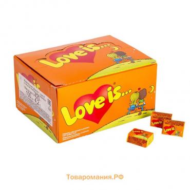 Жевательная резинка Love is "Ананас и апельсин", 4,2 г