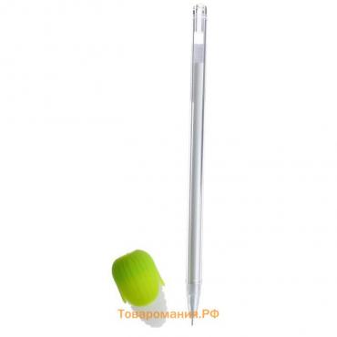 Ручка гелевая-прикол "Кукуруза светло-зелёная", меняет цвет при ультрафиолете