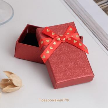 Коробочка подарочная под набор «Влюбленность», 5×8 (размер полезной части 4,7×7,7 см), цвет красный