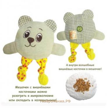 Развивающая игрушка с вишневыми косточками «Крошка Мишка. Доктор мякиш»