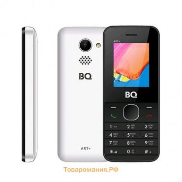 Сотовый телефон BQ M-1806 ART+, 1,77", 32Мб, microSD, 2 sim, белый