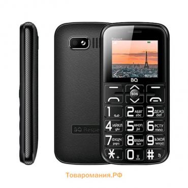 Сотовый телефон BQ M-1851, Respect 1.77", 2 sim, 32Мб, microSD, 1400 мАч, чёрный