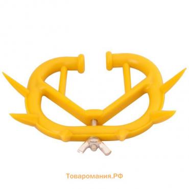 Кольцо против самовыдаивания, 10,5 × 7,5 см, жёлтый