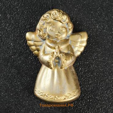 Фигура с подвесом "Молящийся ангел" латунь, 13х6х2см