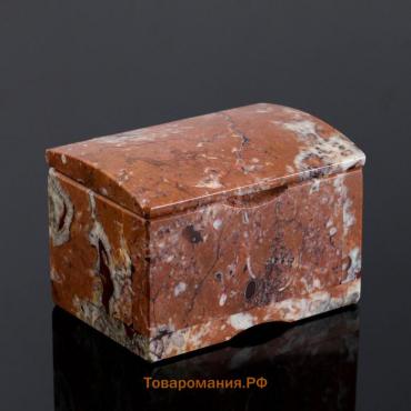 Ларец "Сундучок", 10х7х6,5 см, натуральный камень, креноид