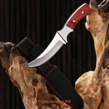 Нож охотничий "Ринд" 22см, клинок 115мм/4мм, коричневый