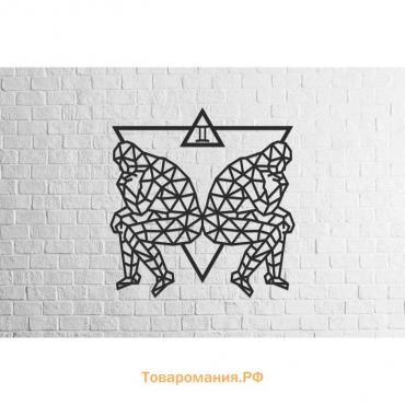 Деревянный декор настенный «Близнецы», панно, пазл EWA Design