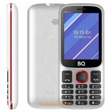 Сотовый телефон BQ M-2820 Step XL+, 2.8", 2 sim, 32Мб, microSD, 1000 мАч, бело-красный