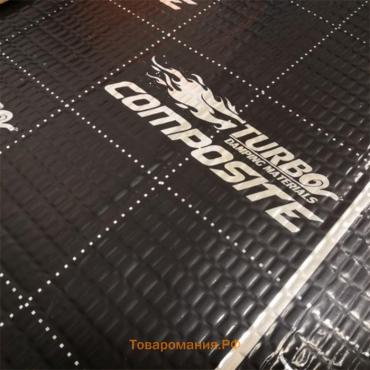 Виброизоляционный материал Comfort mat Turbo Composite M2, размер 700x500x2 мм