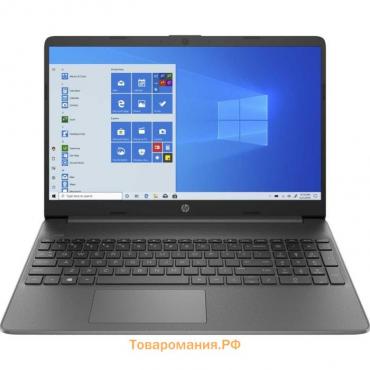 Ноутбук HP 15s-eq1318ur, 15.6", 3020e, 8Гб, SSD 256 Гб, Win10, Wi-Fi, BT, серый